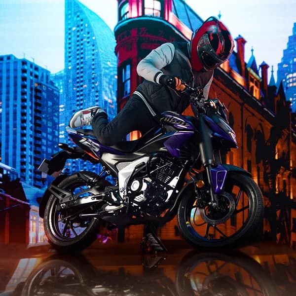 Rider en entorno urbano