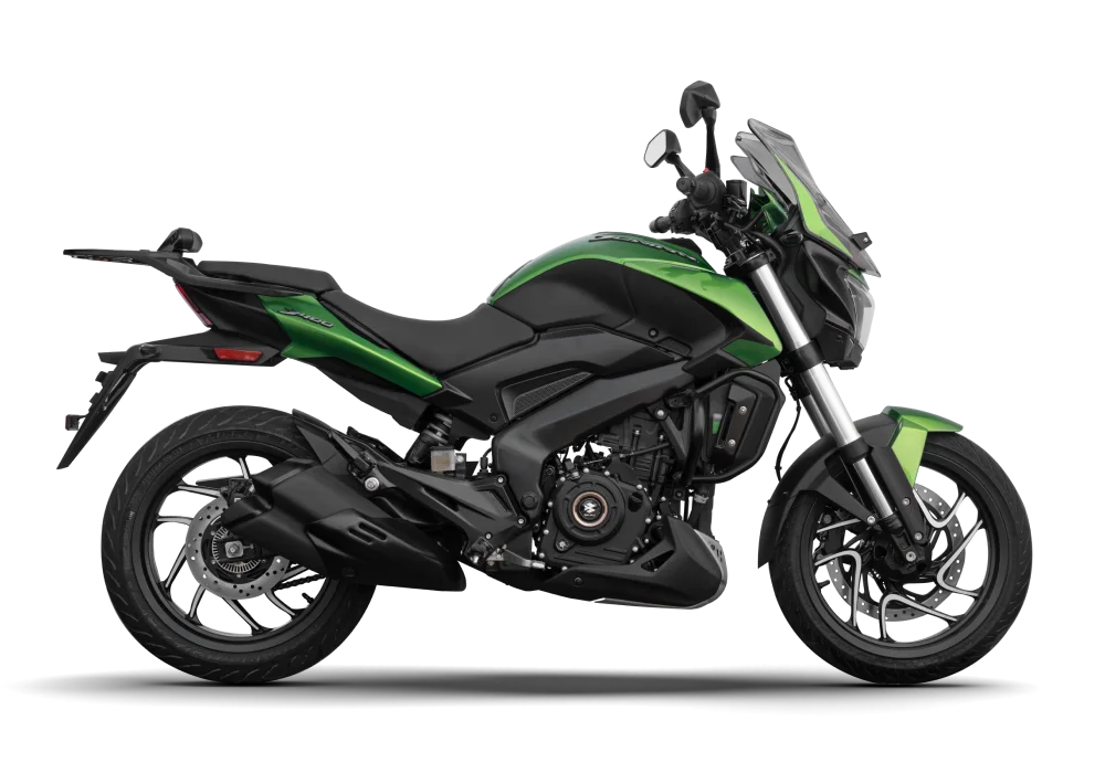 Dominar 400 Touring 360 - Aurora Green - Frame 1